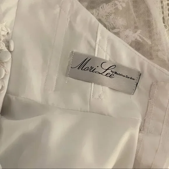 Mori Lee Wedding Dress 5370 Lace Embroidered Sash - Picture 10 of 12